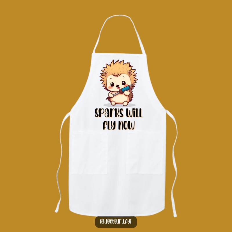 Funny Hedgehog Maker Apron: Protect Your Clothes with Spiky Style