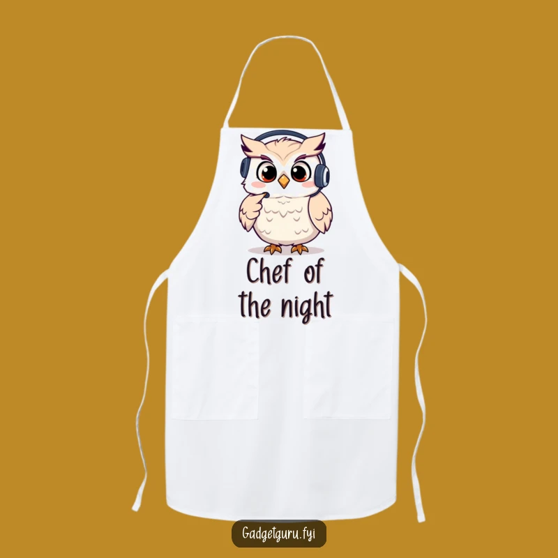 Funny Owl Support Apron, Giggling Operator Gear and Practical Funny Gift