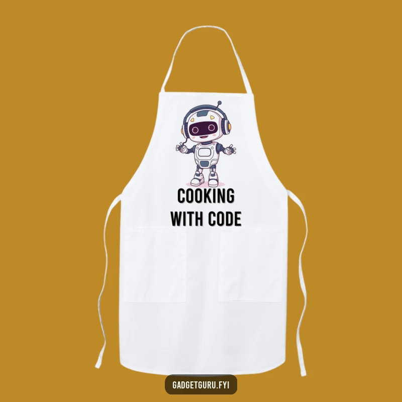 Funny Robot Dancer Apron: Cook to the Beat with Bot Style