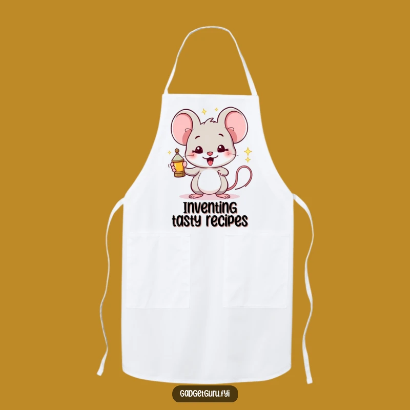 Funny Mouse Apron: Invent with Pride & a Tiny Sparking Gadget