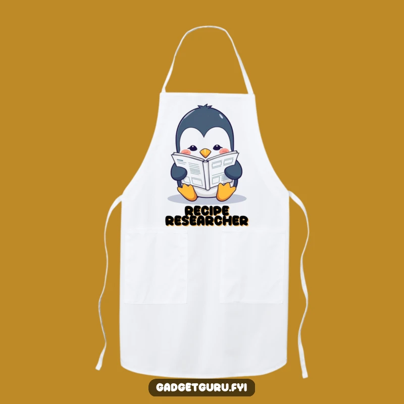 Funny Penguin Apron: Cook and Learn, a Smart & Hilarious Kitchen Gift!