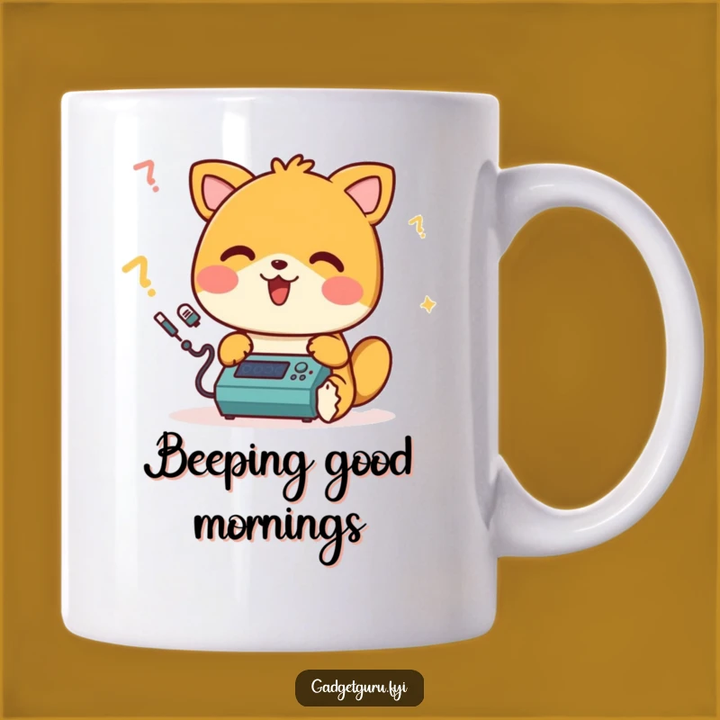 Funny Happy Animal Programming Mug: Cheerful Tech Humor Gift!