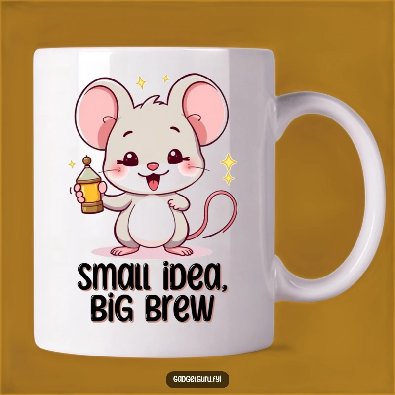 Funny Mouse Invention Mug: Proud Inventor Mouse Gift for Geniuses