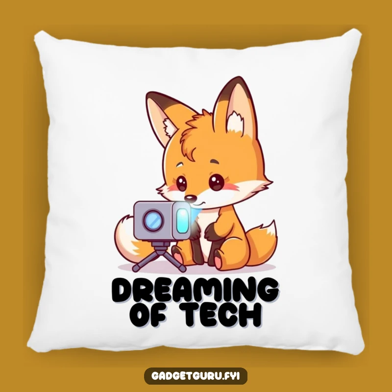 Funny Fox Hologram Pillow: Cozy Comfort & Curious Design