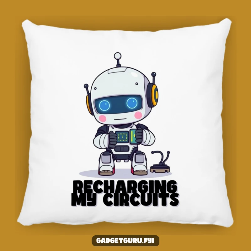 Funny Robot Circuit Joy Pillow - Comfy & Geeky Accent
