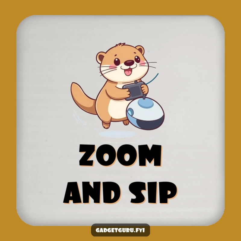 Funny Otter RC Toy Coaster - Protect Surfaces with Playful Speed