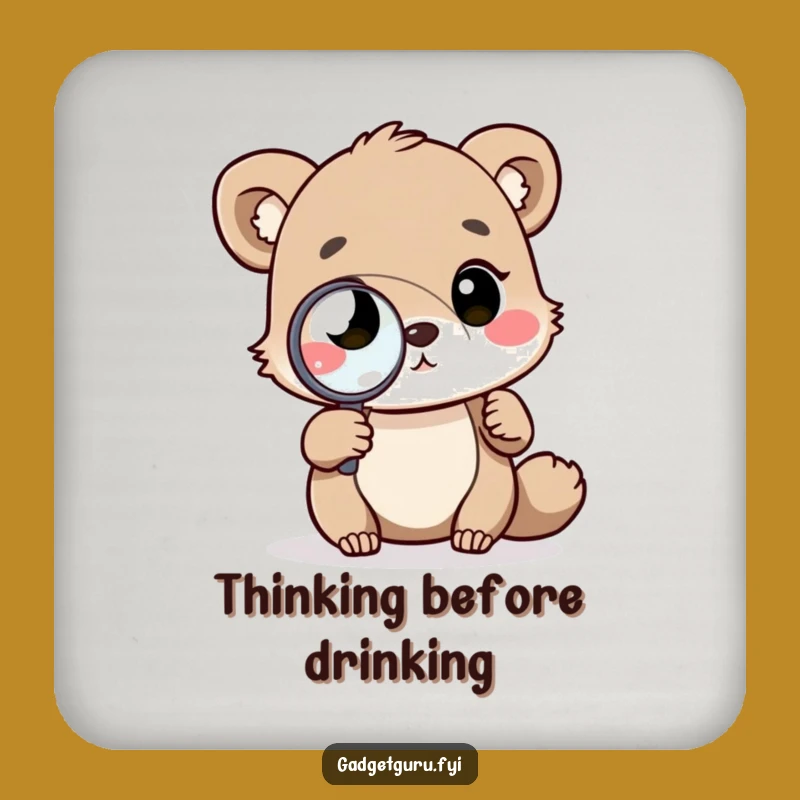 Funny Puzzle Piece Animal Coaster: A Humorous Gift for Table Protection!