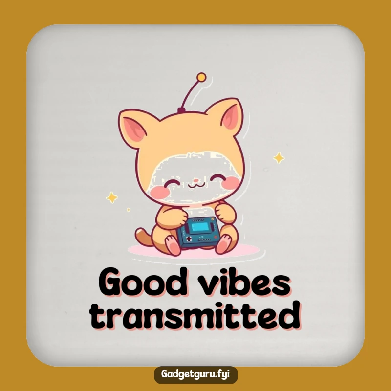 Funny Inventor Critter Coasters: Protect Surfaces with Techy Charm