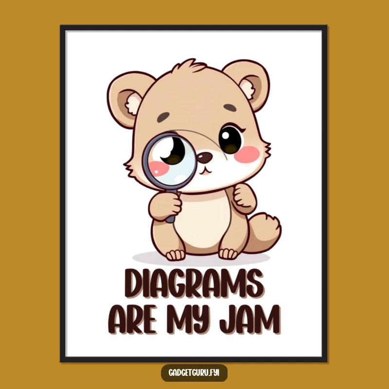 Funny Animal 'Eureka' Poster: Hilarious Gift for a Smart Space!