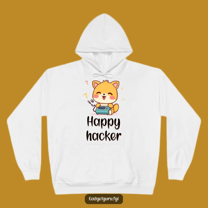 Funny Happy Animal Programming Hoodie: Cozy Code and Merriment!