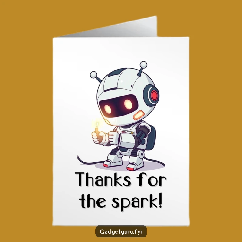 Free Printable Robot Thank You Card: Circuitous Gratitude Downloads