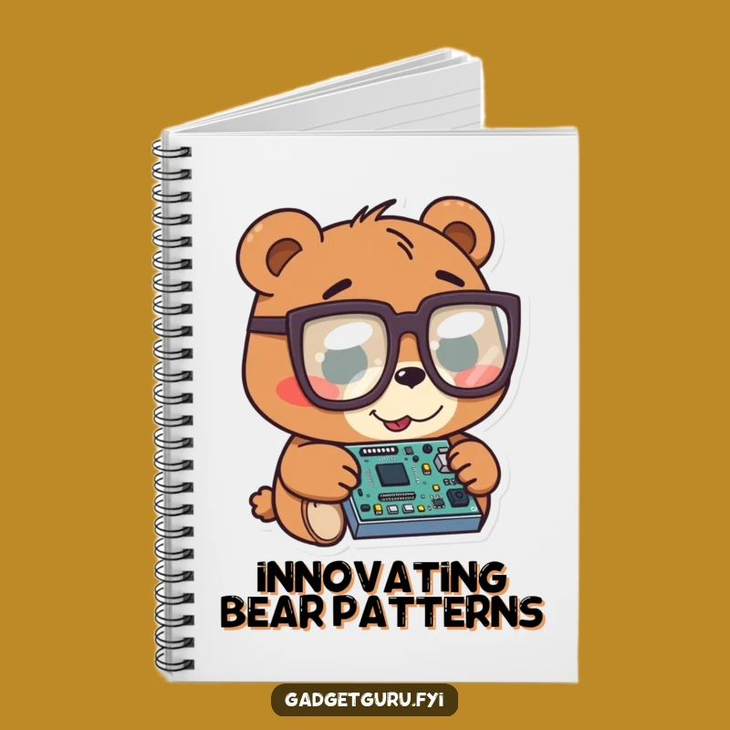 Funny Bear Tech Notebook: Hilarious Journal for Smart Ideas