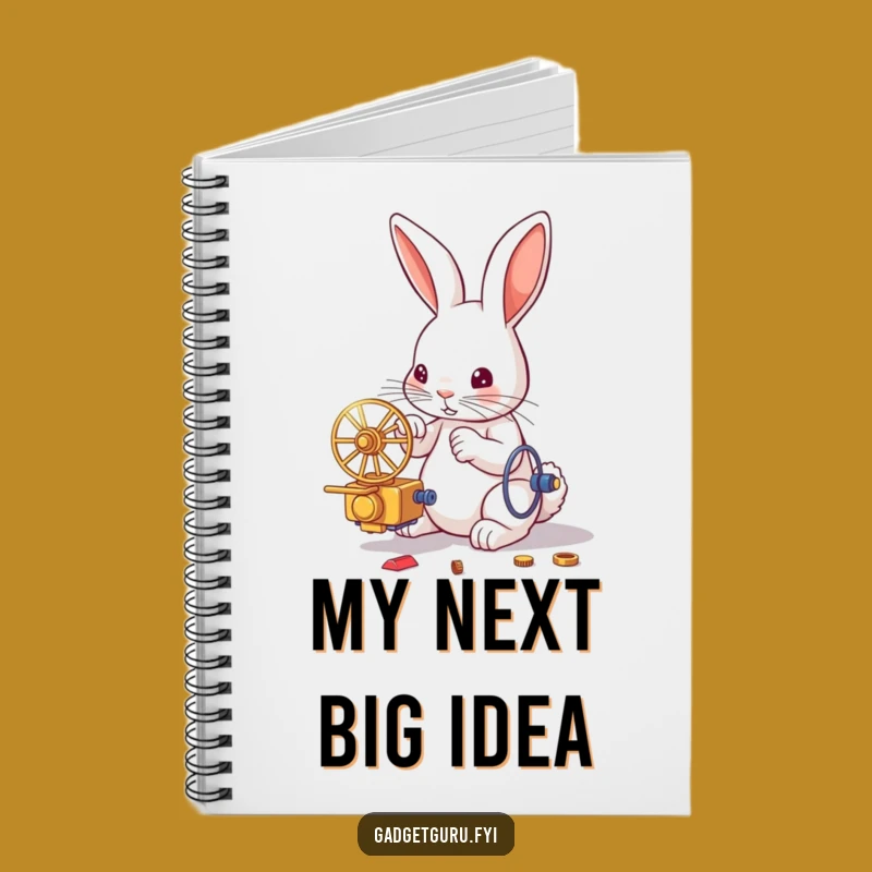 Funny Rabbit Inventor Notebook: Jot Down Ideas with Engineering Wit, Perfect Gift!
