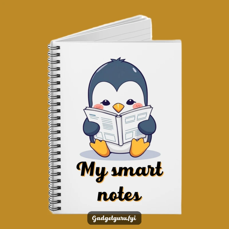 Funny Penguin Notebook: Take Smart Notes, a Hilarious Study Gift!