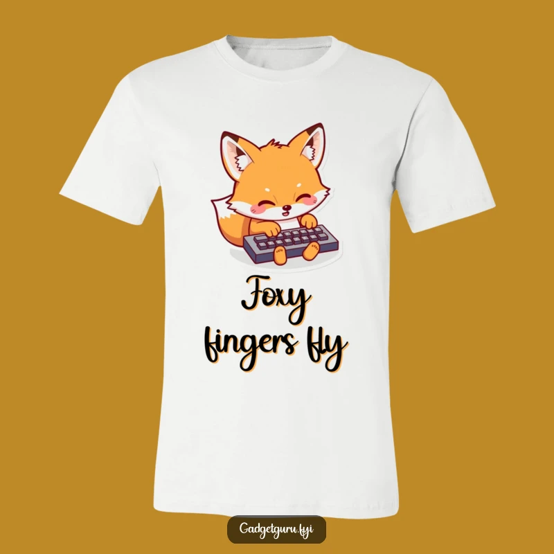 Funny Kawaii Fox T-Shirt: Adorable Coding Humor for Tech Enthusiasts
