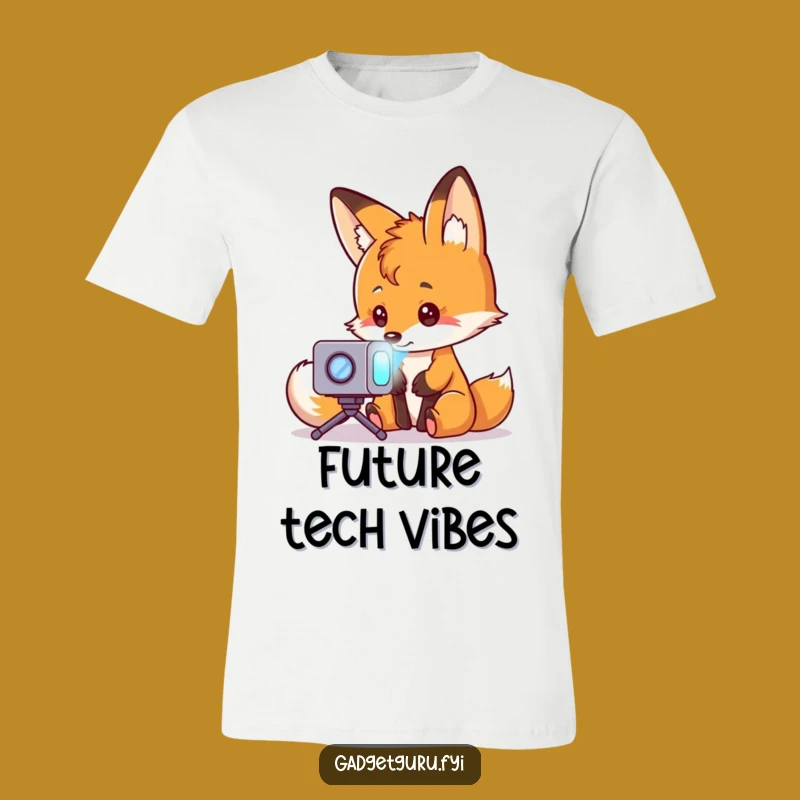 Funny Fox Hologram T-Shirt: Wear Your Curiosity on Your Sleeve