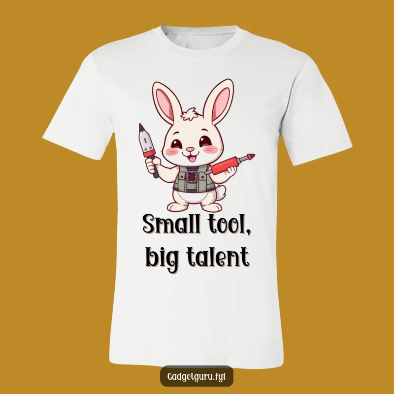 Funny Bunny Fixer T-Shirt: Hilarious Tee for the Confident DIY Pro
