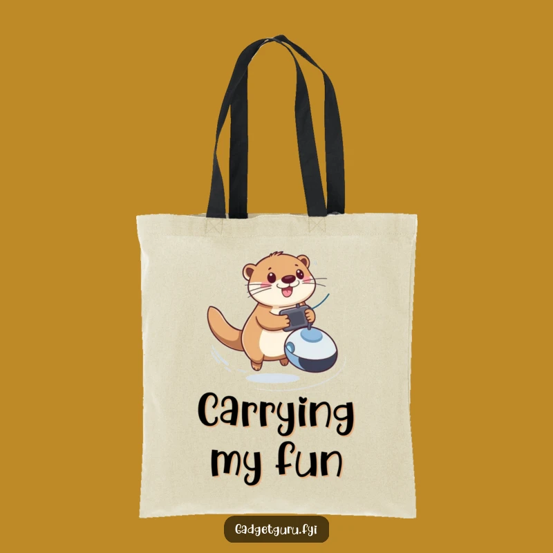 Funny Otter RC Toy Tote Bag - Carry Your Fun, Playful Design